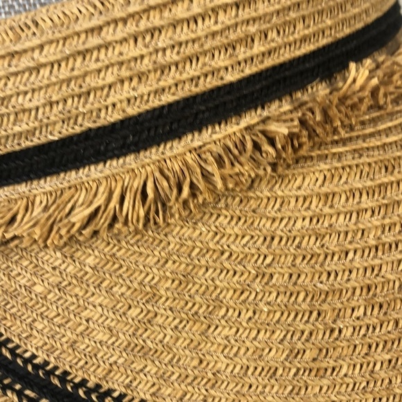 Target Tan and Black Weaved Structured Vacation Sun Visor - Picture 3 of 8